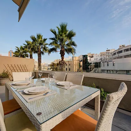 Spinola Bay 2 Bedroom W Jacuzzi & Sea View דירה *