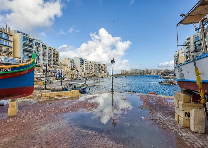 公寓 Spinola Bay 2 Bedroom W Jacuzzi & Sea View *