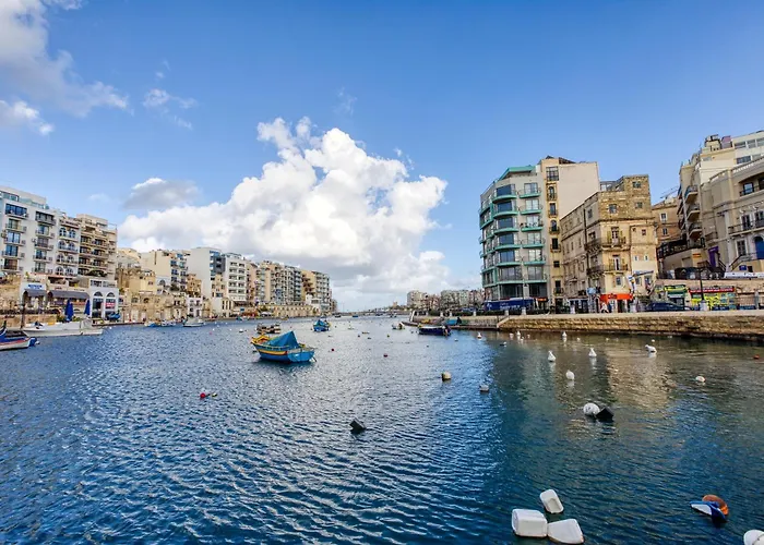 Spinola Bay 2 Br W Jacuzzi&sea View *